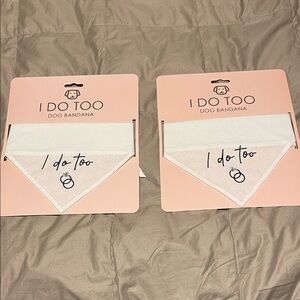 Dog Bandana - Wedding day dog bandanas